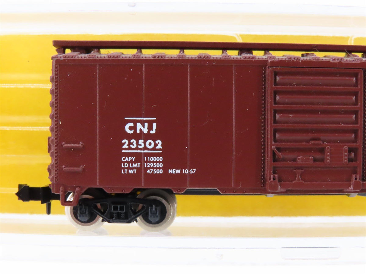 N Scale Atlas 3427 CNJ Jersey Central 40&#39; Single Door Box Car #23502