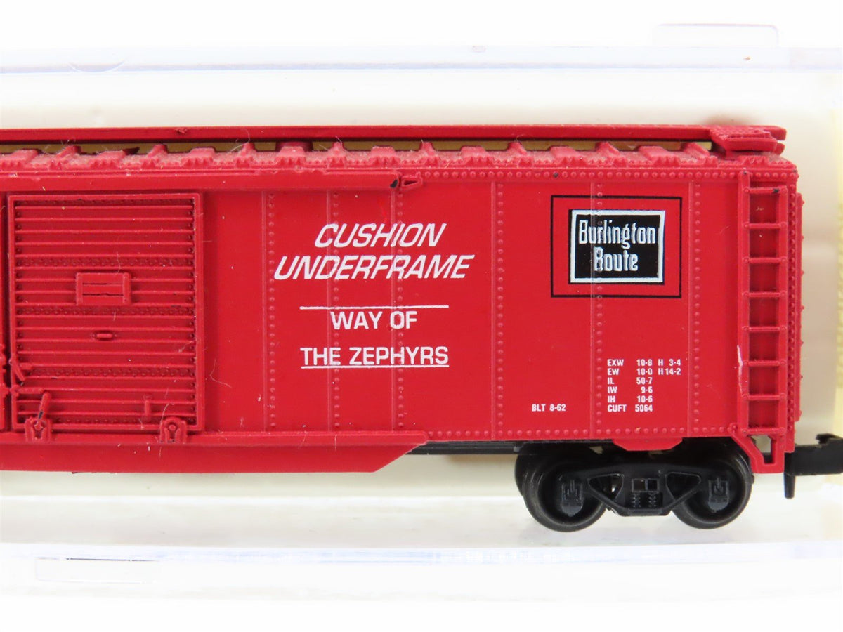 N Scale Atlas 3633 CB&amp;Q Burlington Route 50&#39; Double Door Box Car #47011