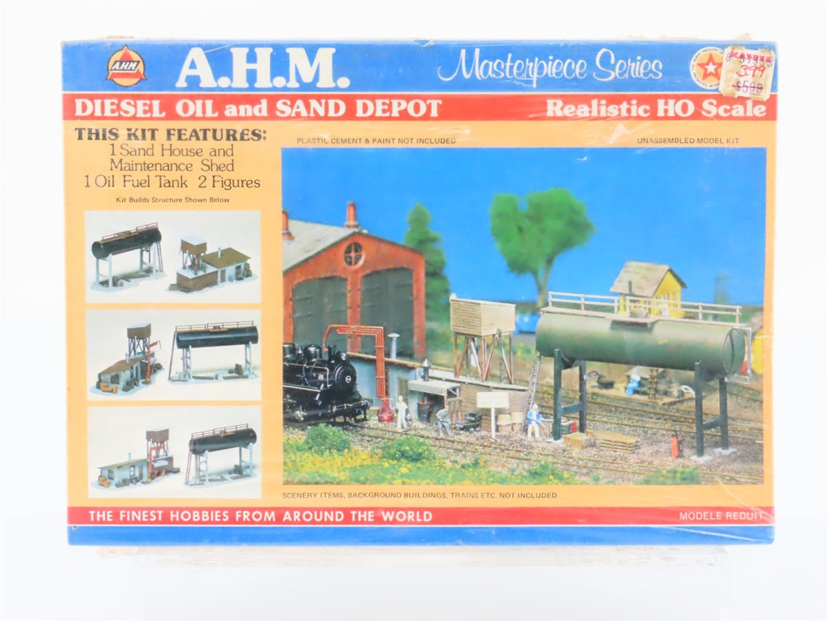 HO 1/87 Scale AHM Kit 5733 Diesel Oil &amp; Sand Depot - Sealed