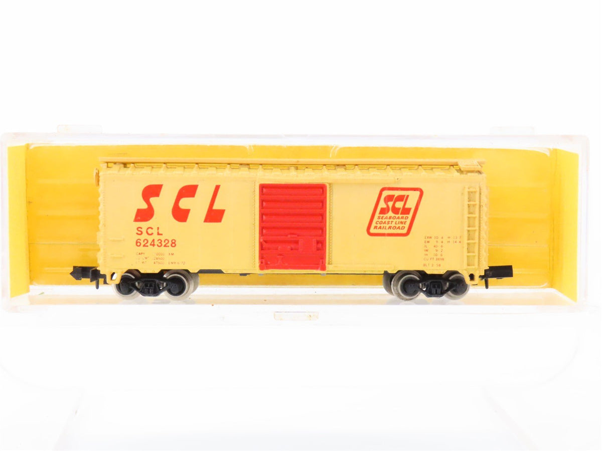 N Scale Atlas 3418 SCL Seaboard Coast Line 40&#39; Single Door Box Car #624328