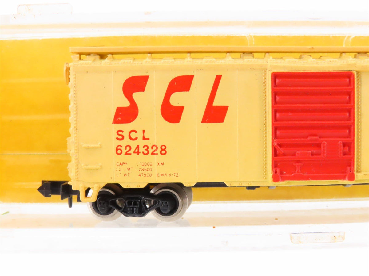 N Scale Atlas 3418 SCL Seaboard Coast Line 40&#39; Single Door Box Car #624328