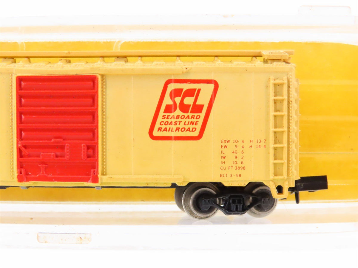 N Scale Atlas 3418 SCL Seaboard Coast Line 40&#39; Single Door Box Car #624328