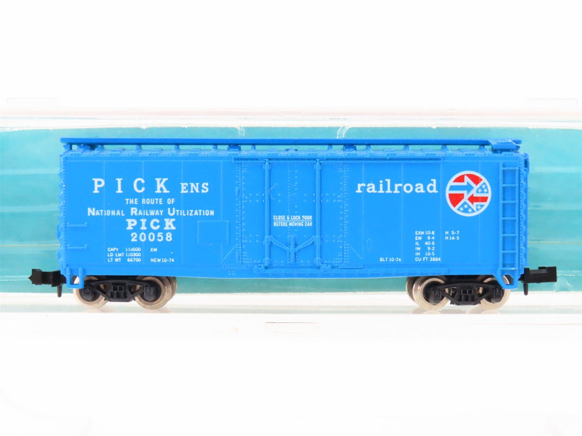 N Scale Atlas 3308 PICK Pickens Railroad 40&#39; Plug Door Box Car #20058