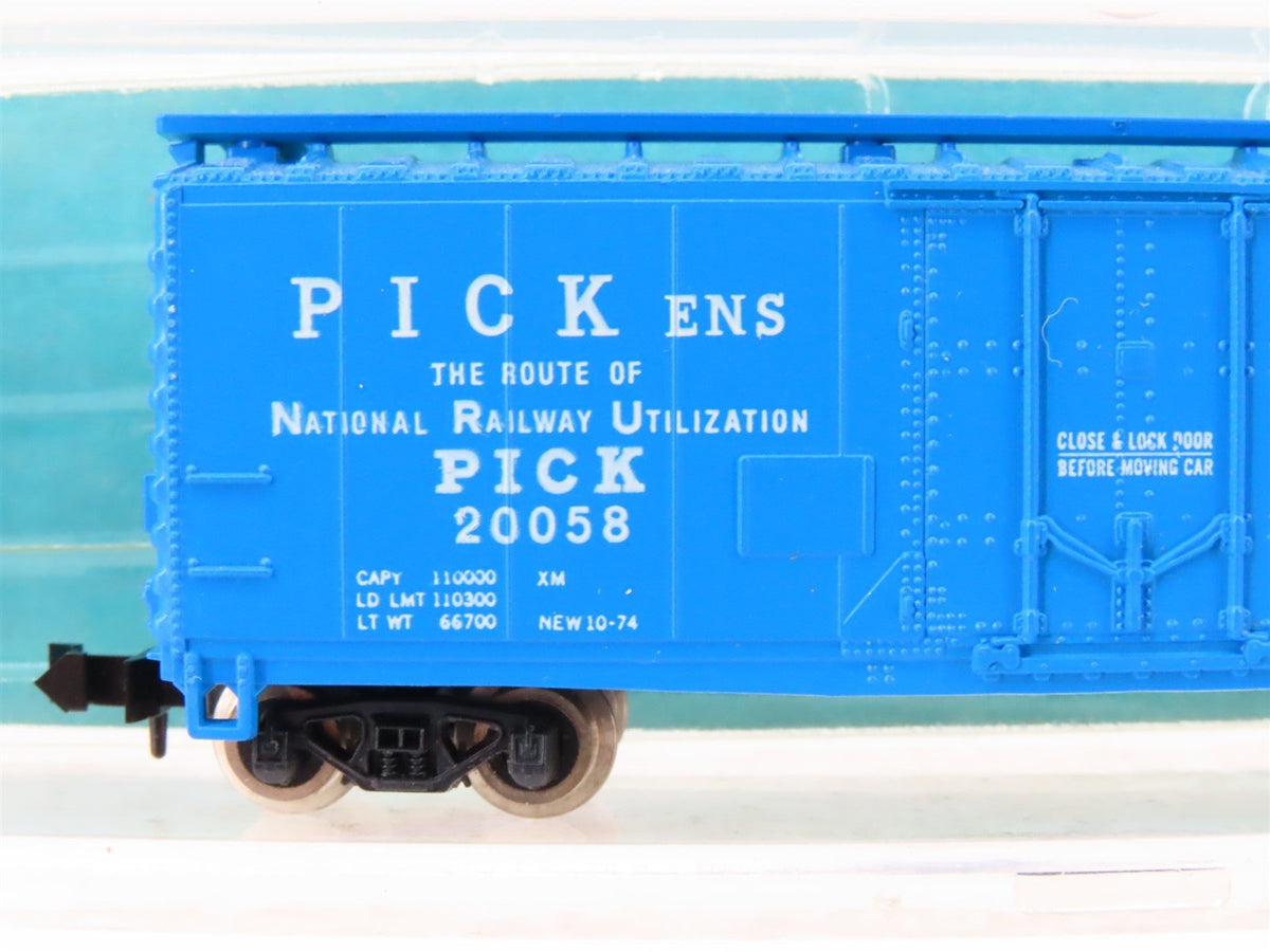 N Scale Atlas 3308 PICK Pickens Railroad 40&#39; Plug Door Box Car #20058