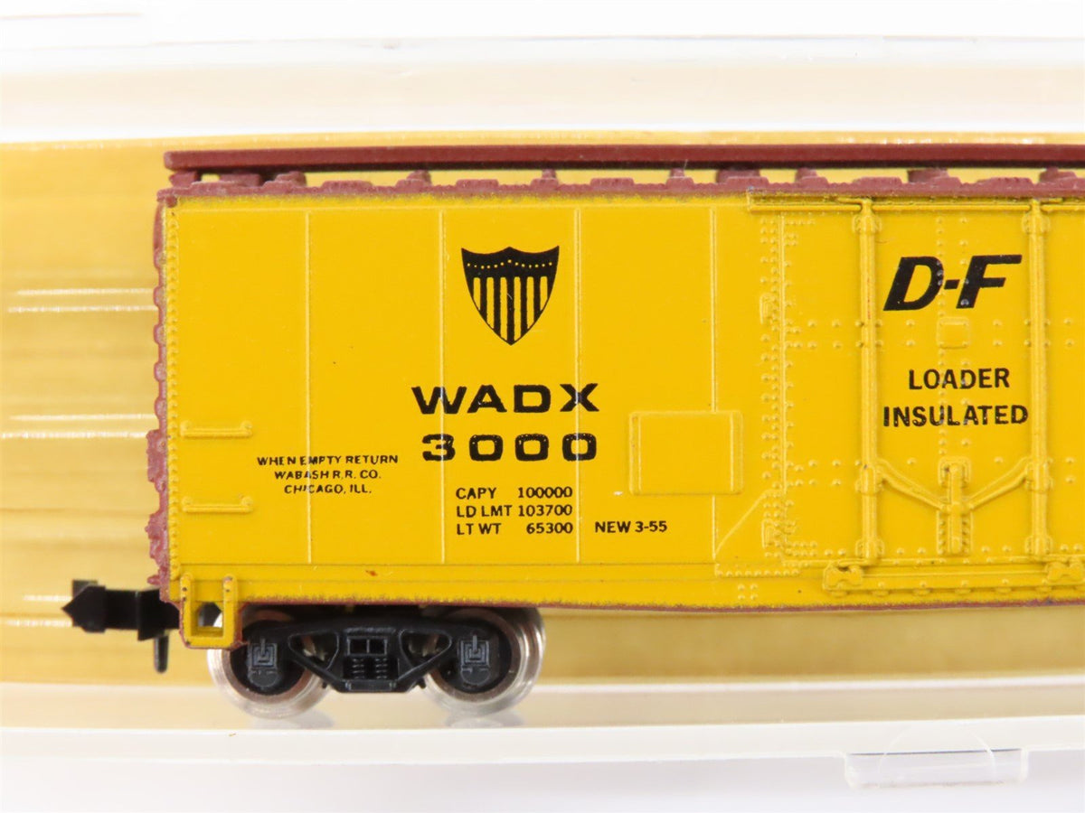 N Atlas 3326 WADX American Refrigerator Transit 40&#39; Plug Door Box Car #3000