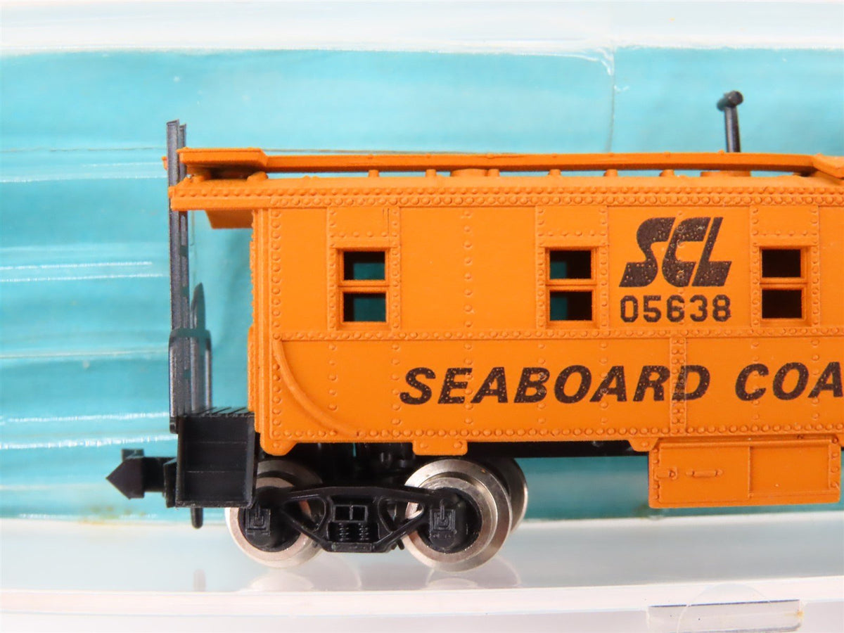 N Scale Atlas 3567 SCL Seaboard Coast Line Offset Cupola Steel Caboose #05638