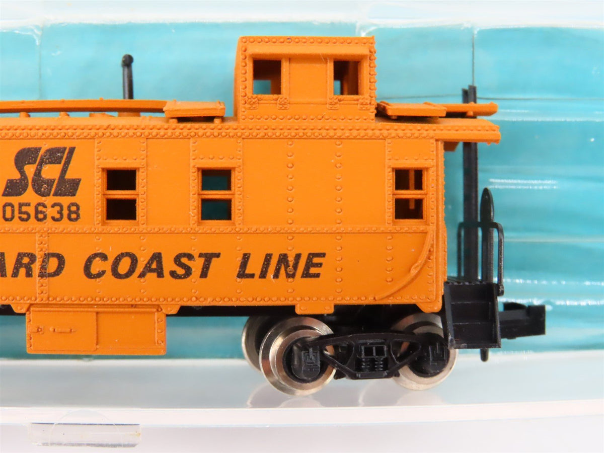 N Scale Atlas 3567 SCL Seaboard Coast Line Offset Cupola Steel Caboose #05638