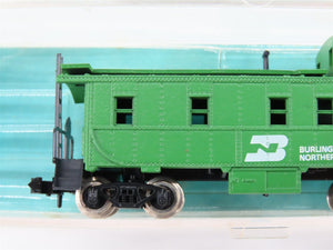 N Scale Atlas 3565 BN Burlington Northern Offset Cupola Steel Caboose #9931