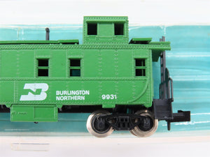 N Scale Atlas 3565 BN Burlington Northern Offset Cupola Steel Caboose #9931