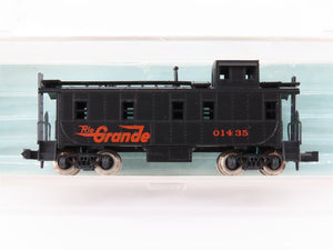 N Scale Atlas 3569 D&RGW Rio Grande Offset Cupola Steel Caboose #01435