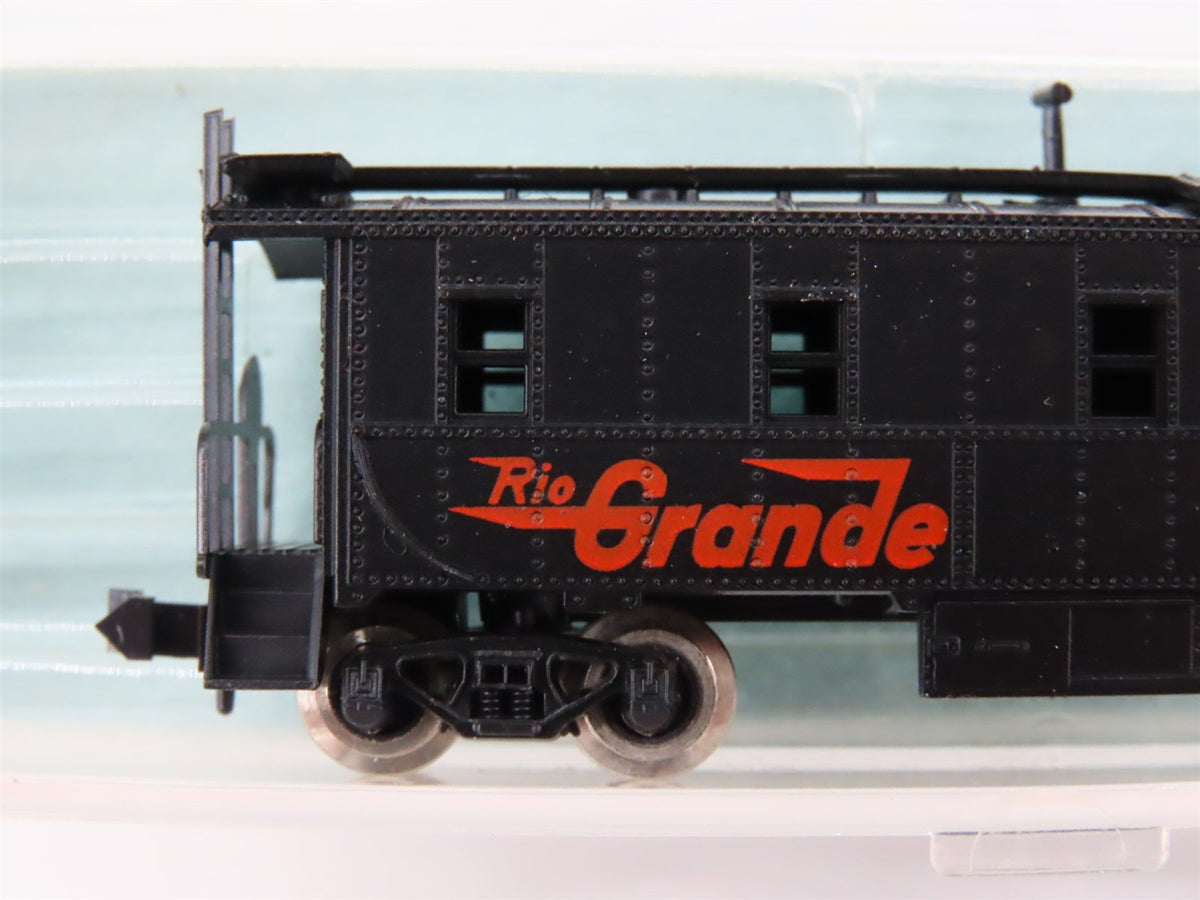 N Scale Atlas 3569 D&amp;RGW Rio Grande Offset Cupola Steel Caboose #01435