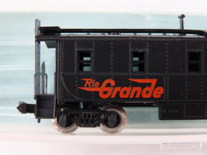 N Scale Atlas 3569 D&RGW Rio Grande Offset Cupola Steel Caboose #01435