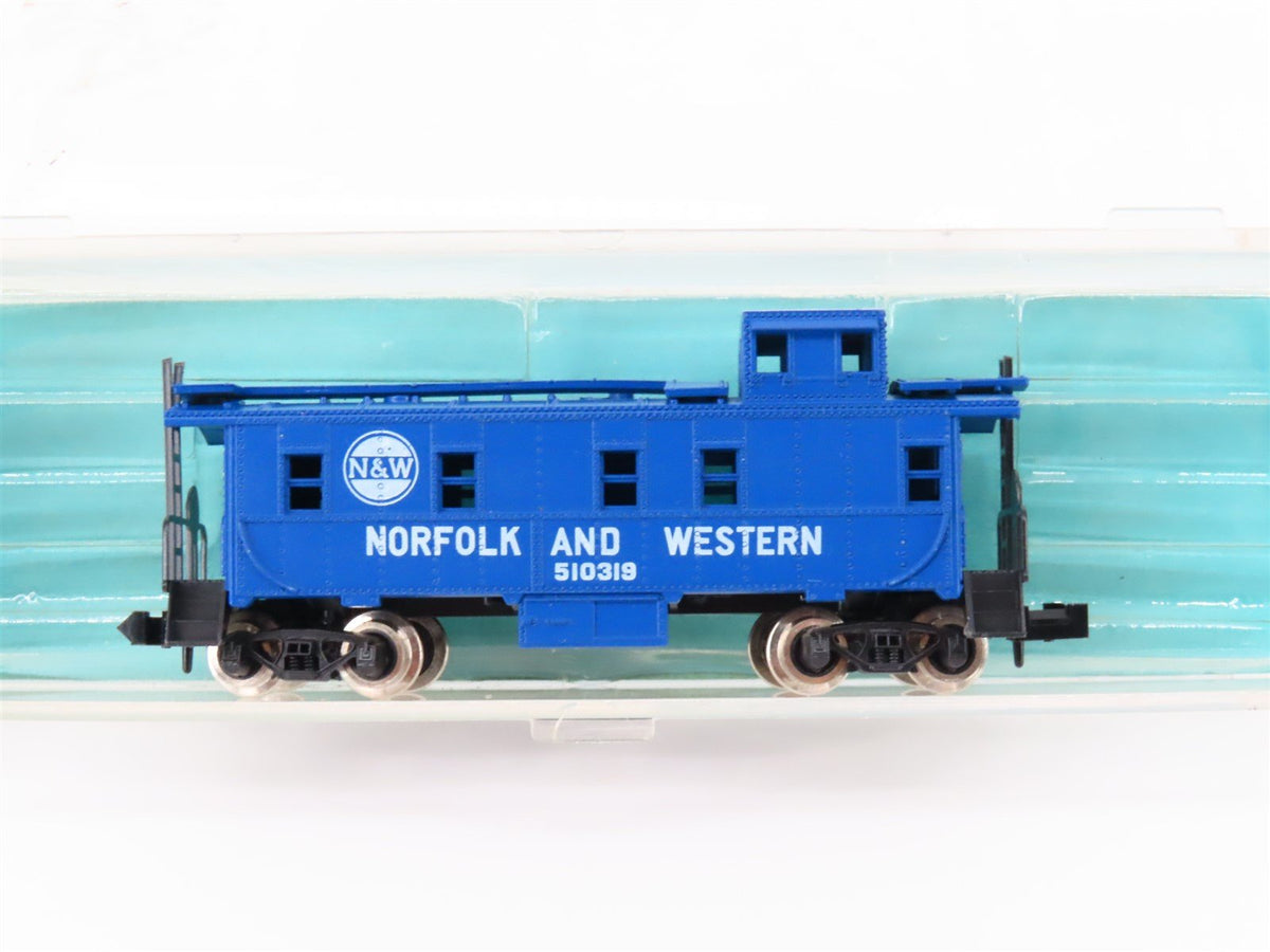 N Scale Atlas 3570 N&amp;W Norfolk &amp; Western Offset Cupola Steel Caboose #510319