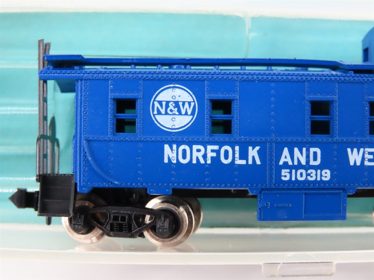 N Scale Atlas 3570 N&amp;W Norfolk &amp; Western Offset Cupola Steel Caboose #510319