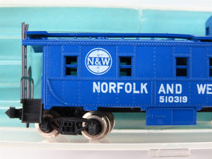 N Scale Atlas 3570 N&W Norfolk & Western Offset Cupola Steel Caboose #510319