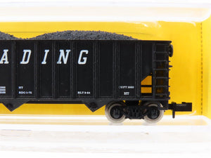 N Scale Atlas 3274 RDG Reading 90-Ton 3-Bay Open Hopper #40296 w/ Load