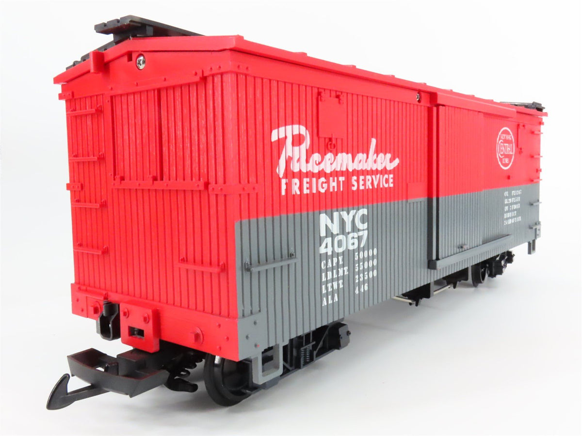 G Scale LGB 4076-M01 NYC New York Central &quot;Pacemaker&quot; Woodside 40&#39; Boxcar #4067