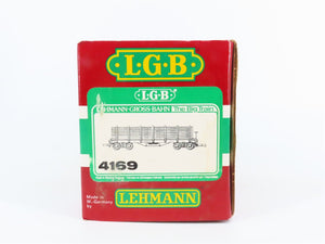 G Scale LGB 4169 LGB Stake Flatcar #4169 w/Lumber Loads