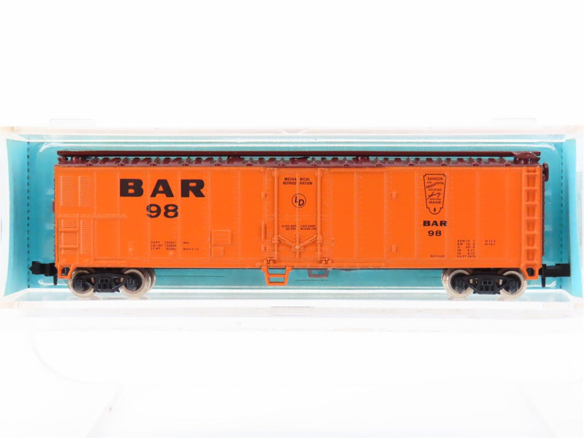 N Scale Atlas 3652 BAR Bangor &amp; Aroostook 50&#39; Mech Reefer #98