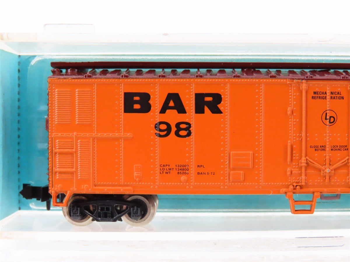 N Scale Atlas 3652 BAR Bangor &amp; Aroostook 50&#39; Mech Reefer #98