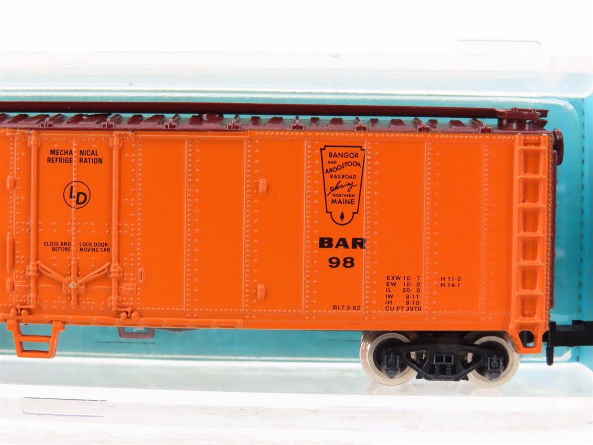 N Scale Atlas 3652 BAR Bangor &amp; Aroostook 50&#39; Mech Reefer #98