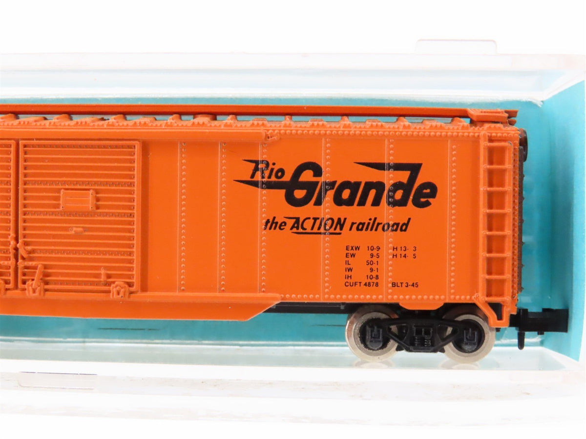 N Scale Atlas 3614 D&amp;RGW Rio Grande 50&#39; Double Door Box Car #61750