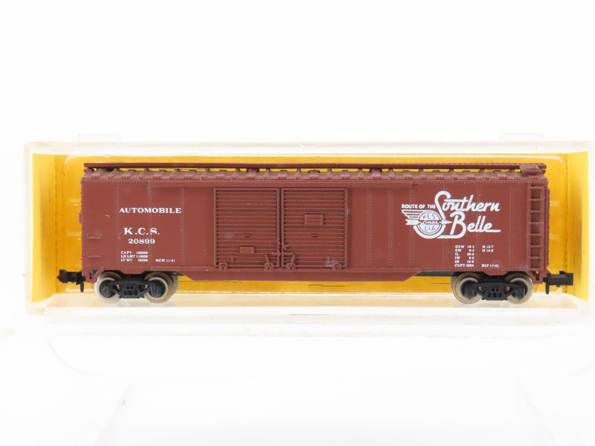 N Scale Atlas 3613 KCS &quot;Southern Belle Route&quot; 50&#39; Double Door Box Car #20899