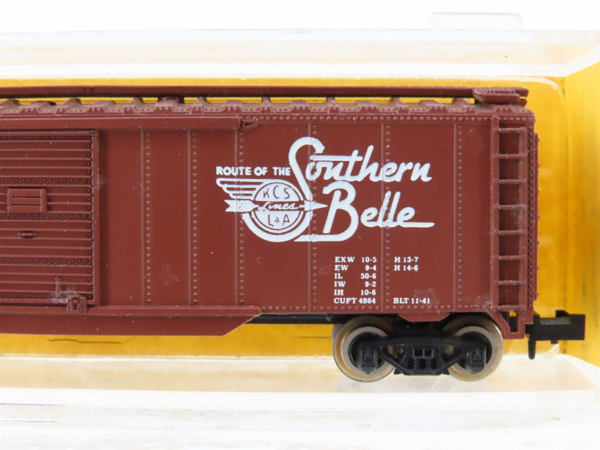 N Scale Atlas 3613 KCS &quot;Southern Belle Route&quot; 50&#39; Double Door Box Car #20899