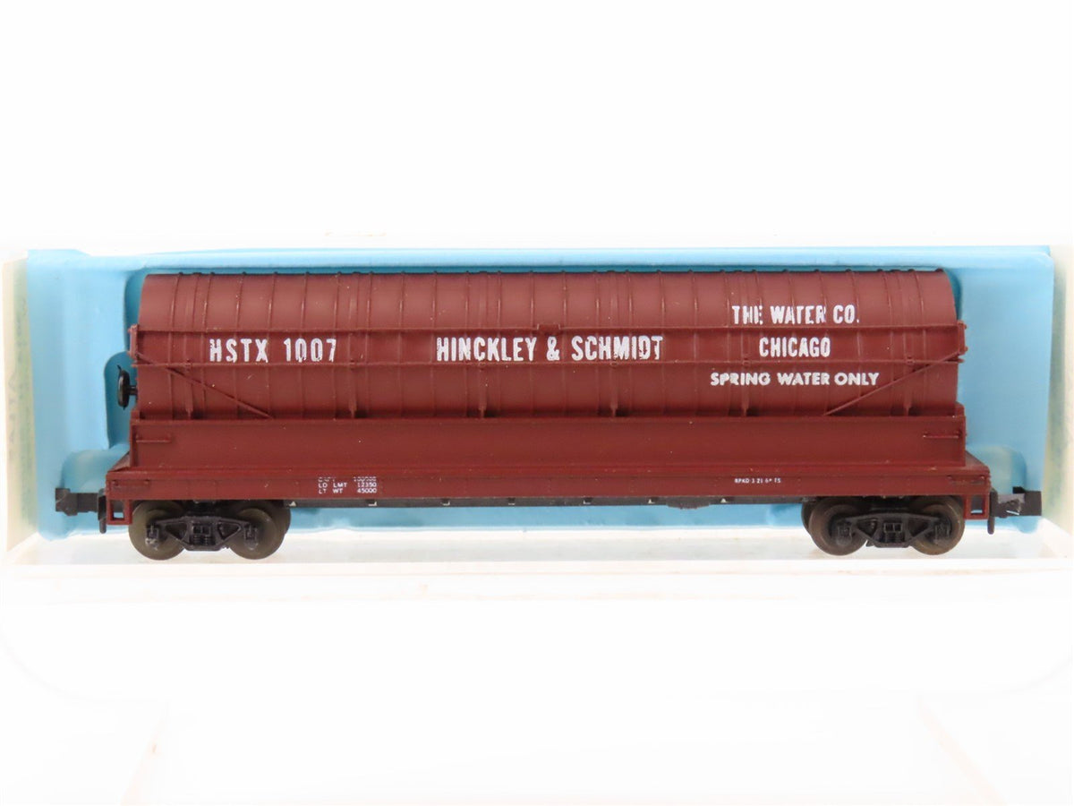 N Scale Atlas 3014 HSTX Hinckley &amp; Schmidt 50&#39; Wooden Vinegar Tank Car #1007