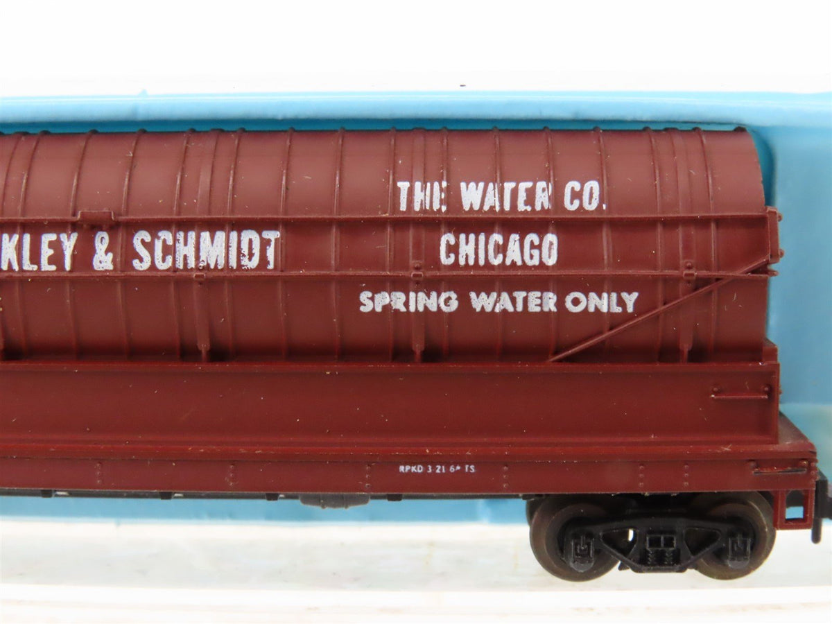 N Scale Atlas 3014 HSTX Hinckley &amp; Schmidt 50&#39; Wooden Vinegar Tank Car #1007