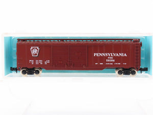 N Scale Atlas 3605 PRR Pennsylvania 50' Double Door Box Car #58104