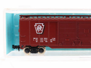 N Scale Atlas 3605 PRR Pennsylvania 50' Double Door Box Car #58104