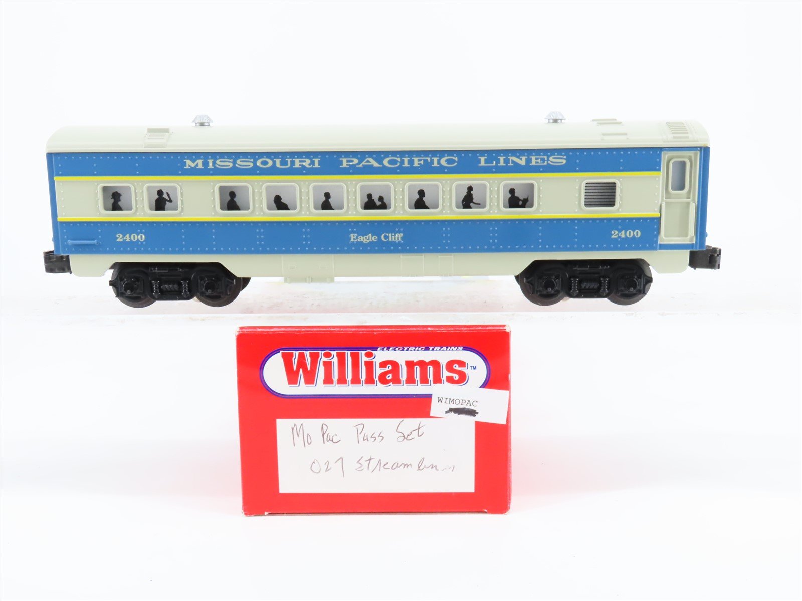 O Gauge 3-Rail Williams 027 MP Missouri Pacific Streamliner Passenger #2400