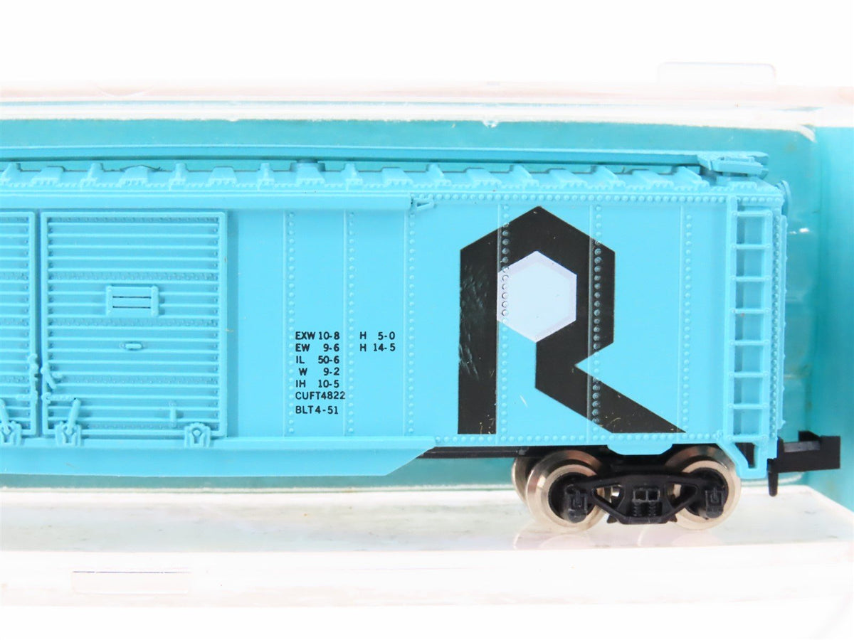 N Scale Atlas 3603 RI Rock Island &quot;The Rock&quot; 50&#39; Double Door Box Car #6998