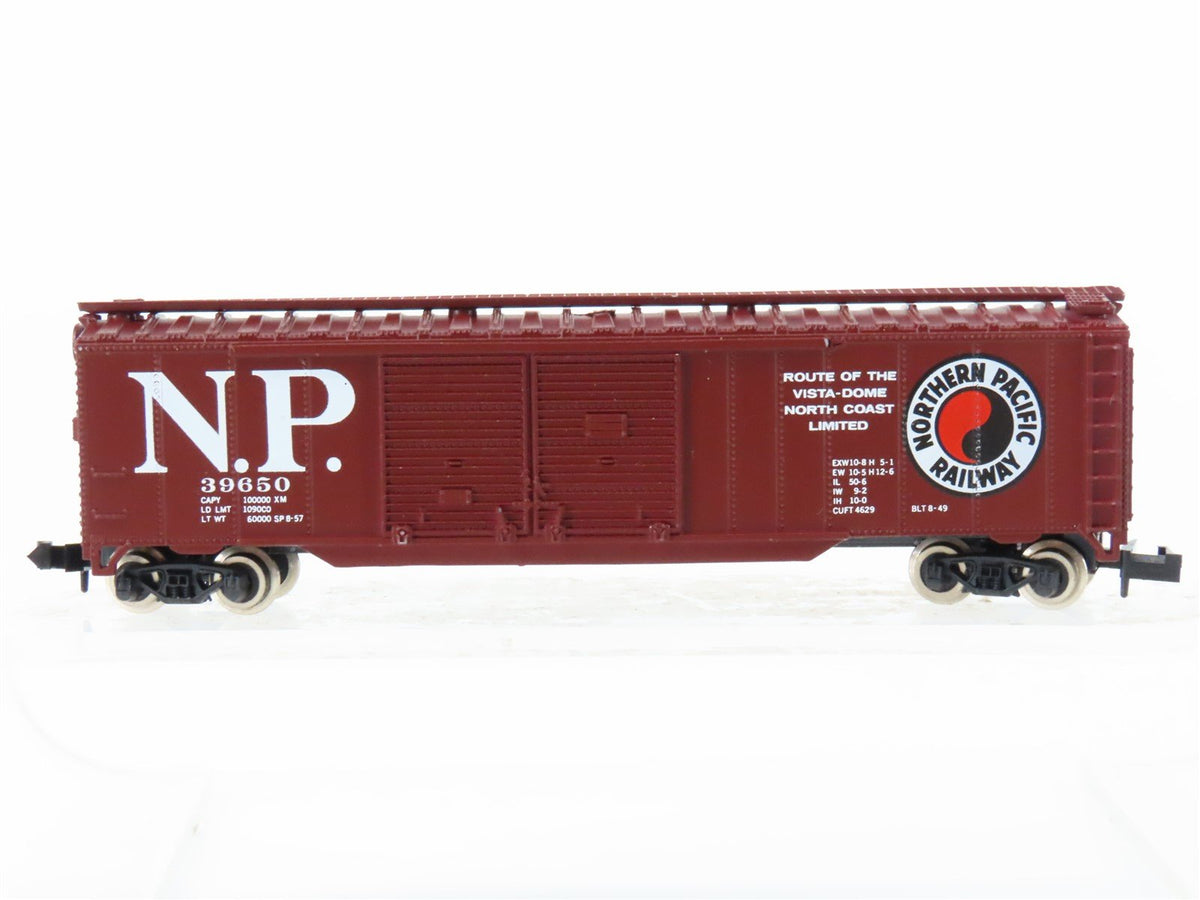 N Scale Atlas 3609 NP Northern Pacific 50&#39; Double Door Box Car #39650