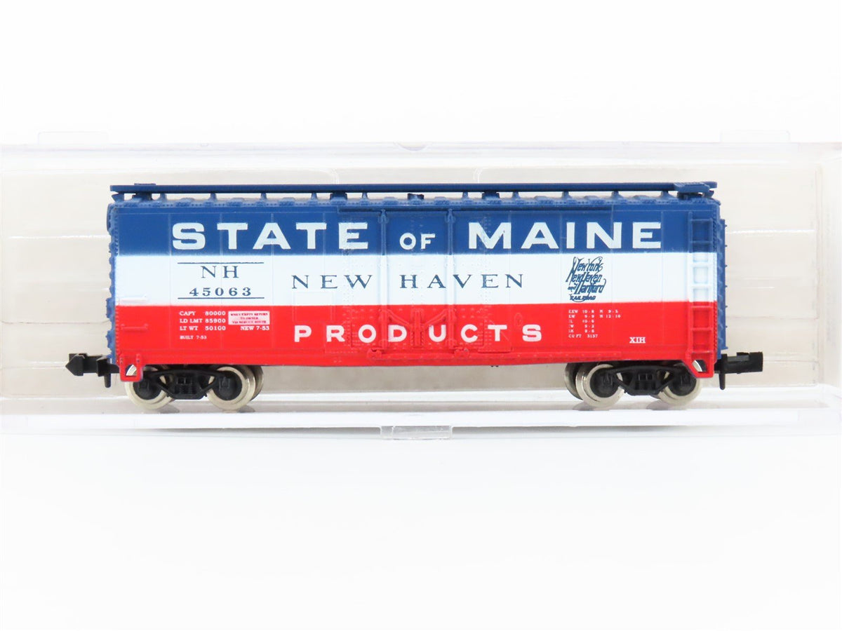 N Atlas 3330 NH New Haven &quot;State of Maine&quot; 40&#39; Plug Door Box Car #45063