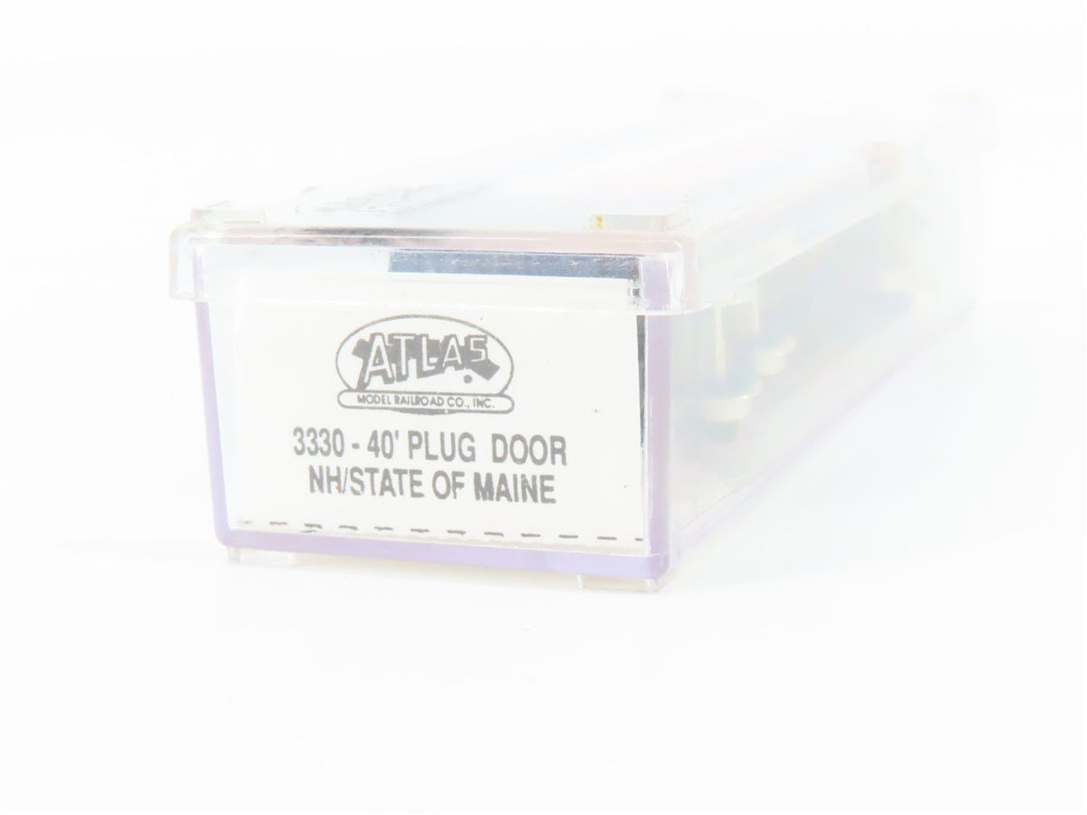 N Atlas 3330 NH New Haven &quot;State of Maine&quot; 40&#39; Plug Door Box Car #45063