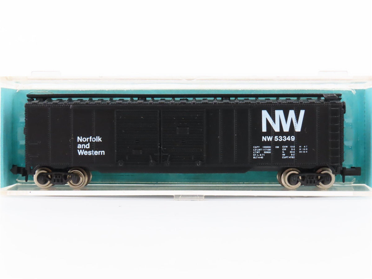 N Scale Atlas 3618 NW Norfolk &amp; Western 50&#39; Double Door Box Car #53349