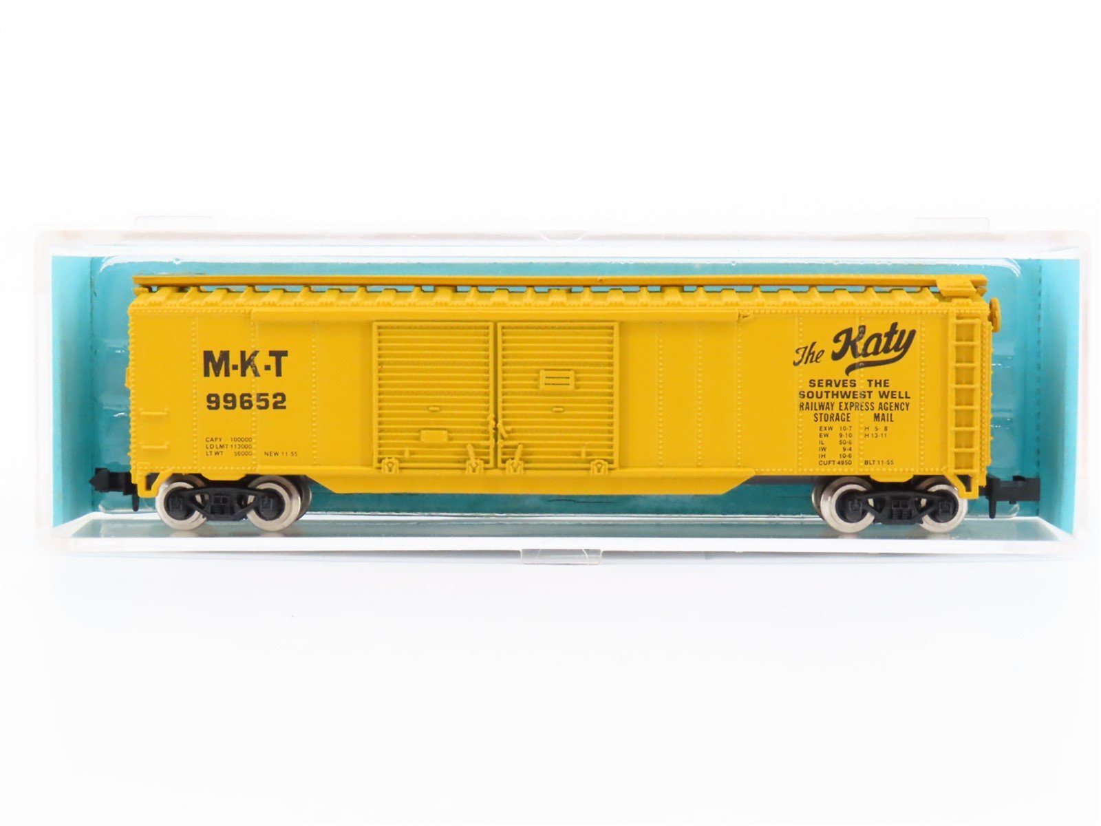 N Atlas 3617 MKT Missouri-Kansas-Texas "The Katy" 50' Double Door Box Car #99652