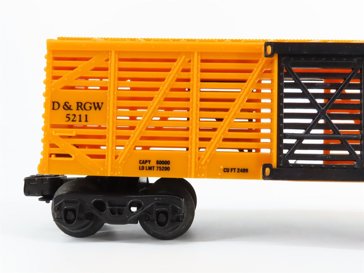 O Gauge 3-Rail K-Line K-5211 D&amp;RGW Rio Grande Stock Car #5211