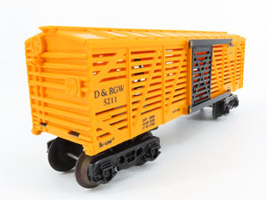 O Gauge 3-Rail K-Line K-5211 D&RGW Rio Grande Stock Car #5211