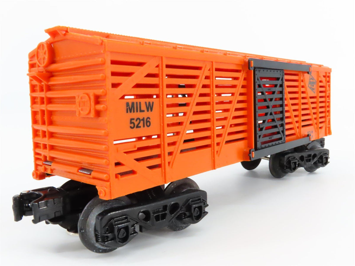 O Gauge 3-Rail K-Line K-5216 MILW Milwaukee Road Stock Car #5216