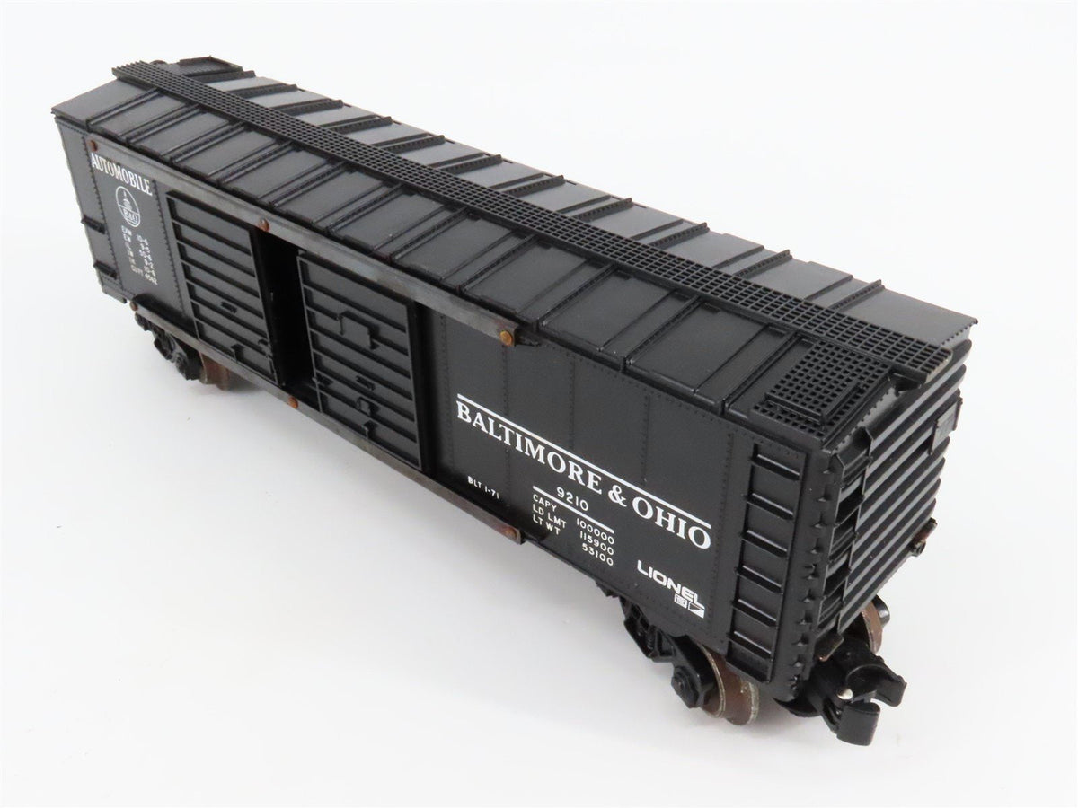 O Gauge 3-Rail Lionel 9210 B&amp;O Baltimore &amp; Ohio Double Door Box Car #9210