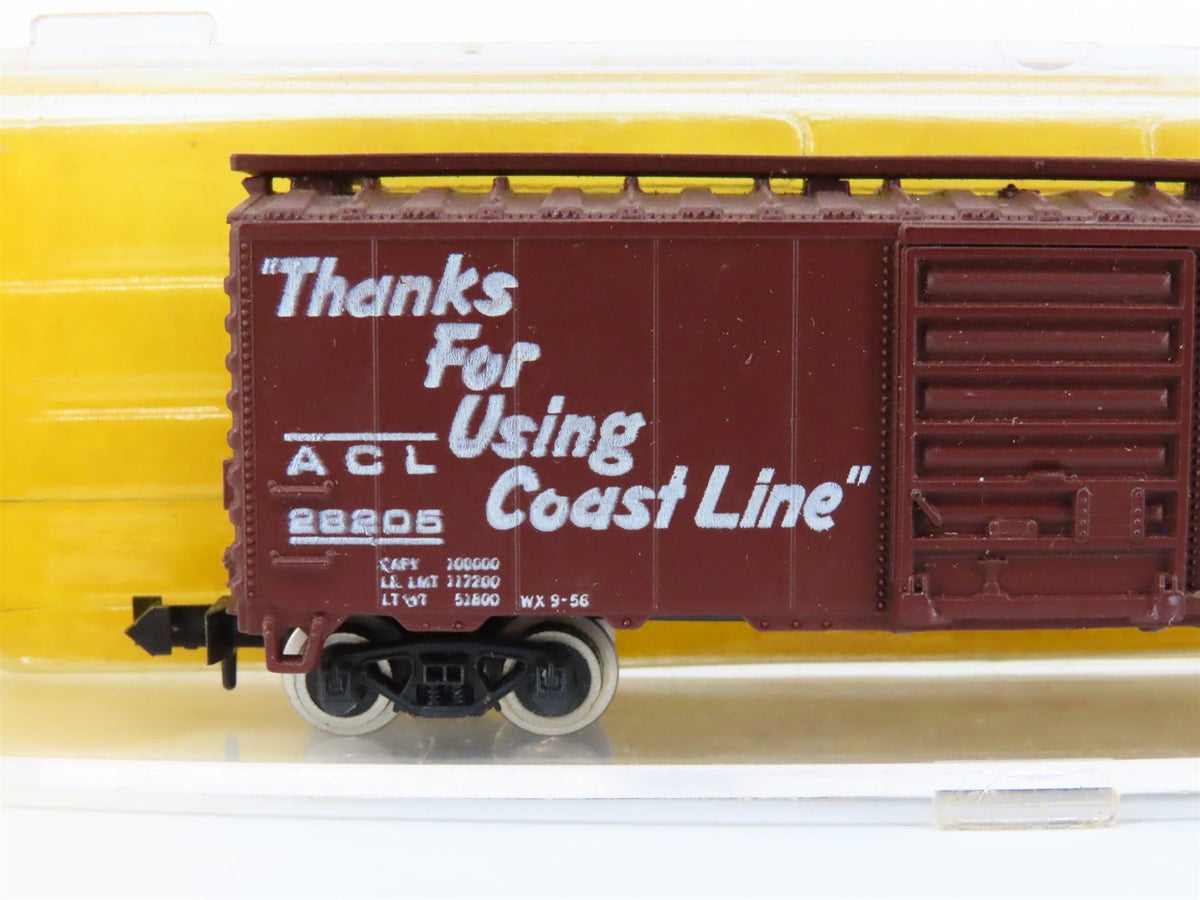 N Scale Atlas 3401 ACL Atlantic Coast Line 40&#39; Single Door Box Car #28205