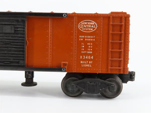 O Gauge 3-Rail Lionel 3464 NYC New York Central Operating Box Car #159000