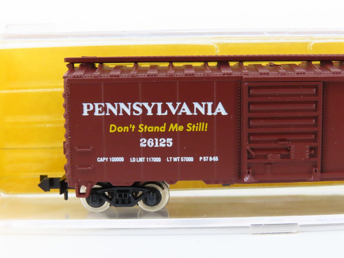 N Scale Atlas 3422 PRR Pennsylvania 40&#39; Single Door Box Car #26125