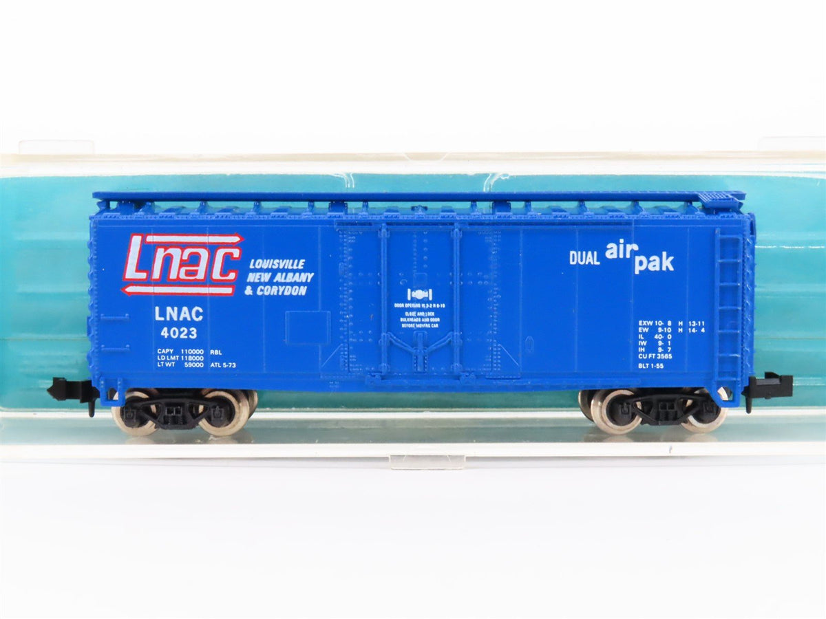 N Atlas 3315 LNAC Louisville New Albany &amp; Corydon 40&#39; Plug Door Box Car #4023