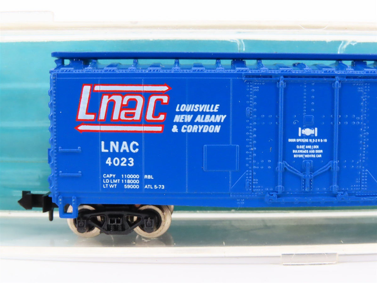 N Atlas 3315 LNAC Louisville New Albany &amp; Corydon 40&#39; Plug Door Box Car #4023