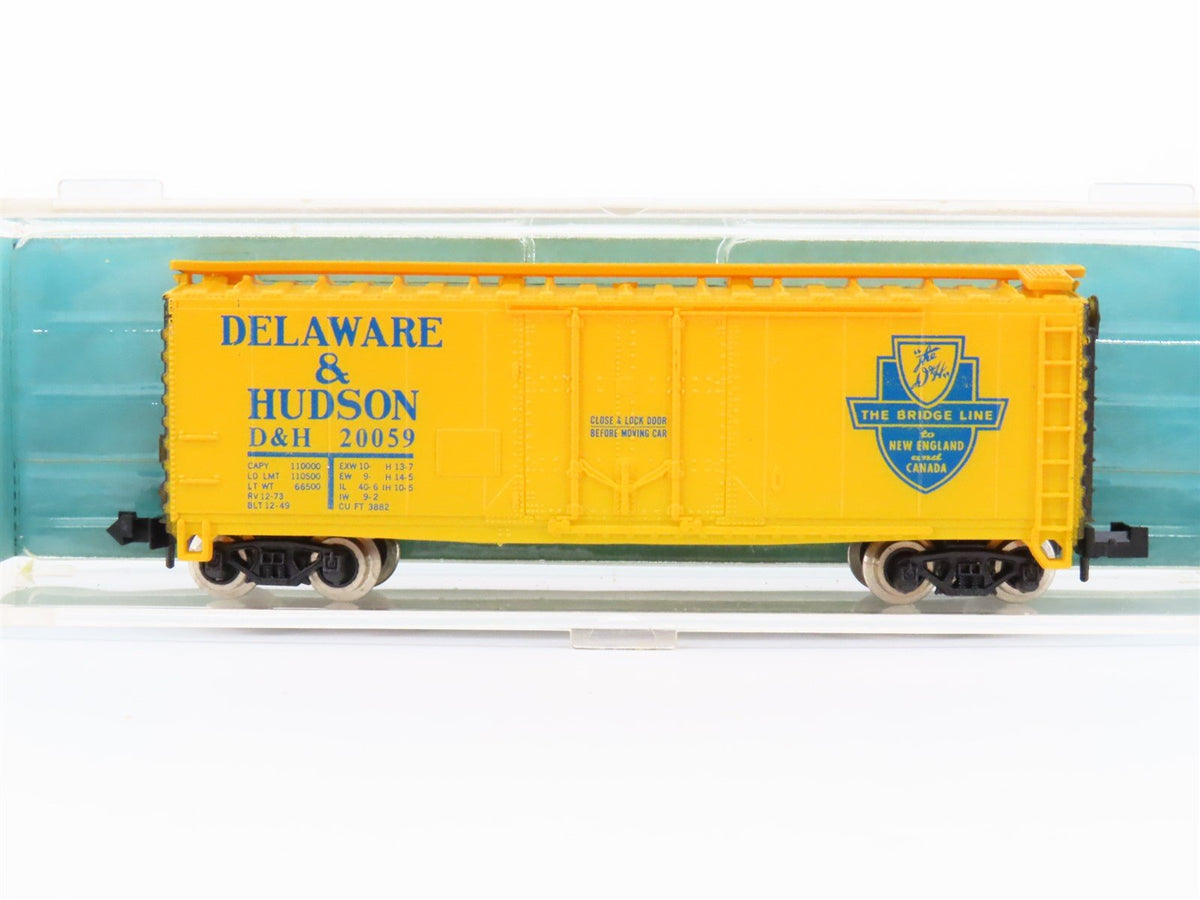 N Atlas 3310 D&amp;H Delaware &amp; Hudson &quot;Bridge Line&quot; 40&#39; Plug Door Box Car #20059