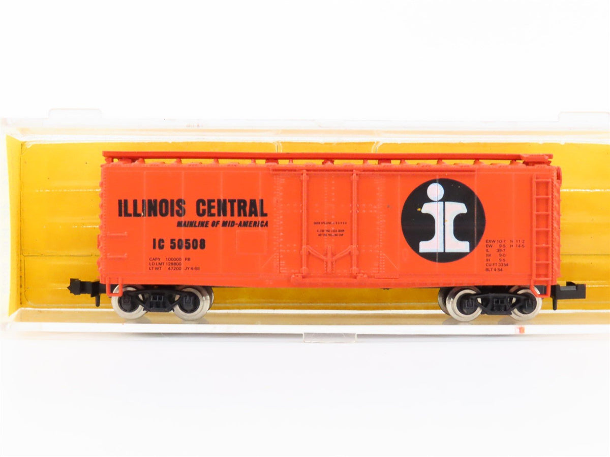 N Scale Atlas 3314 IC Illinois Central 40&#39; Plug Door Box Car #50508